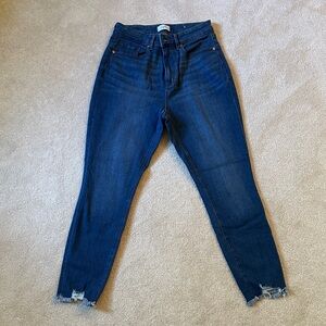 LOFT Dark Blue Skinny Jeans